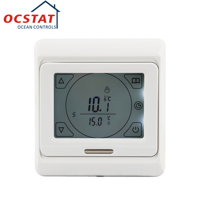 Touch Screen Weekly Programmable Electronic Room Thermostat 230V 16A