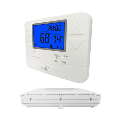 UL Non Programmable 1°C Accuracy HVAC Thermostat 24VAC For Hotel