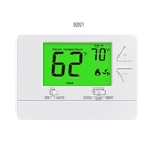 White Non Programmable 24V Electronic Room Thermostat With NTC Sensor