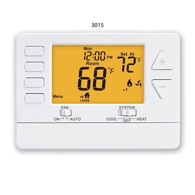 Riseem Multi Stage 24V Programmable Air Conditioner Thermostat for Home 2 Heat 2 Cool
