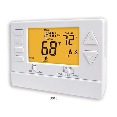Riseem Multi Stage 24V Programmable Air Conditioner Thermostat for Home 2 Heat 2 Cool