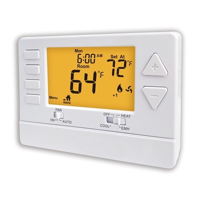 New LCD ABS PC 5 1 1 Programmable Room Thermostat For HVAC System