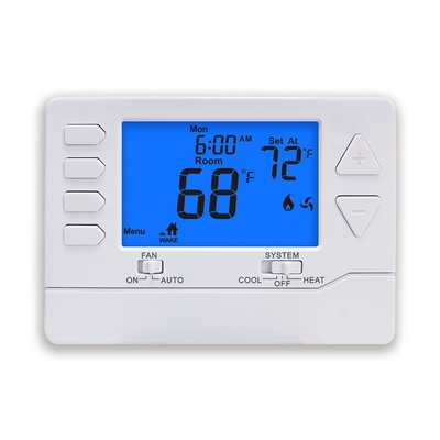 Riseem Programmable 24V 1 Heat 1 Cool Air Conditioner Thermostat For HVAC System