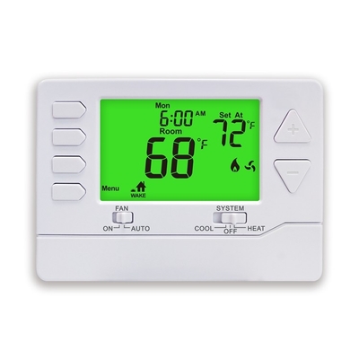 Riseem Programmable 24V 1 Heat 1 Cool Air Conditioner Thermostat For HVAC System