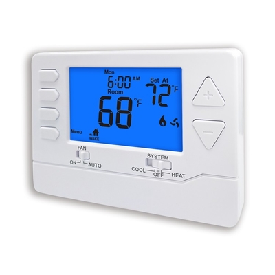 Riseem Programmable 24V 1 Heat 1 Cool Air Conditioner Thermostat For HVAC System