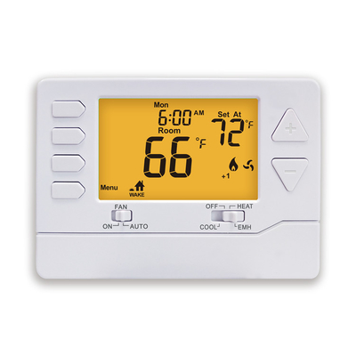 Riseem NTC Sensor 24V LCD 2 Heat 1 Cool Programmable Central Best Home Thermostat
