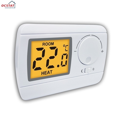 Riseem RoHS 24V AC LCD Display Thermostat For Bolier Temperature Controller