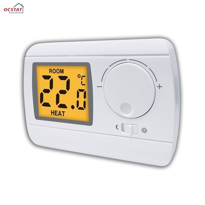 Riseem RoHS 24V AC LCD Display Thermostat For Bolier Temperature Controller