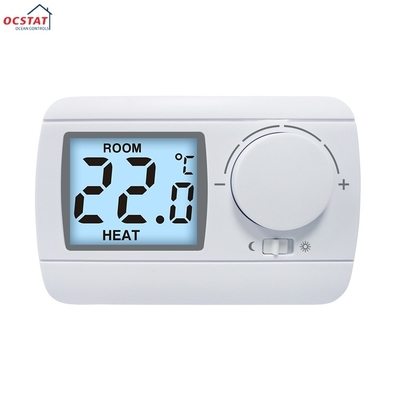 Riseem 230V AC 50Hz Wired Heating Thermostat For Boiler Room HVAC System