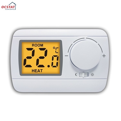 Riseem LCD Non Programmable Floor Heating Thermostats 6A With Smart NTC Sensor