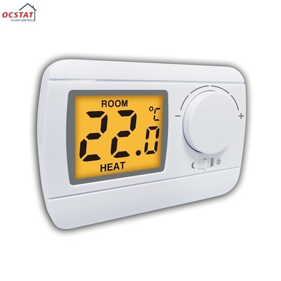 Riseem LCD Non Programmable Floor Heating Thermostats 6A With Smart NTC Sensor