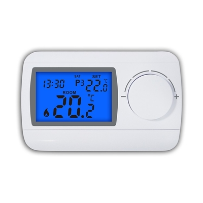 Riseem 230V 7 Day Programmable Gas Boiler Room Thermostat Heating and Cooling