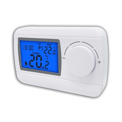 Riseem 230V 7 Day Programmable Gas Boiler Room Thermostat Heating and Cooling
