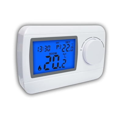Riseem 230V 7 Day Programmable Gas Boiler Room Thermostat Heating and Cooling