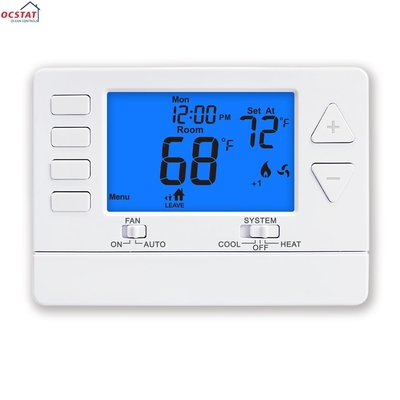 Riseem ABS 24V Programmable Multi Stage Best Home Thermostat for Air Conditioner Room