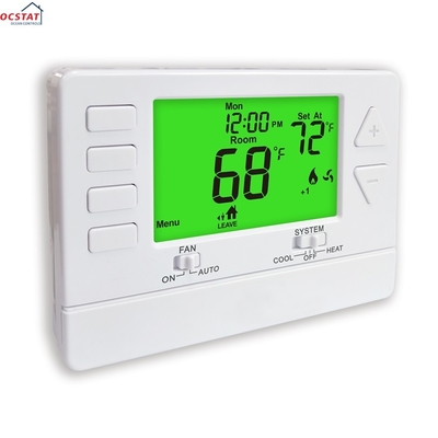 Riseem Digital LCD Battery 24V Electronic Room 7-Day Programming Thermostat For Temperature Control