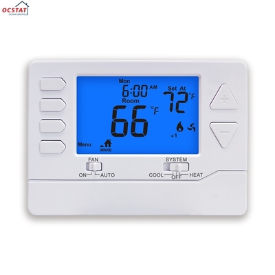 Riseem ABS 24V 7 Day Programmable Smart Room Thermostat with LCD Display