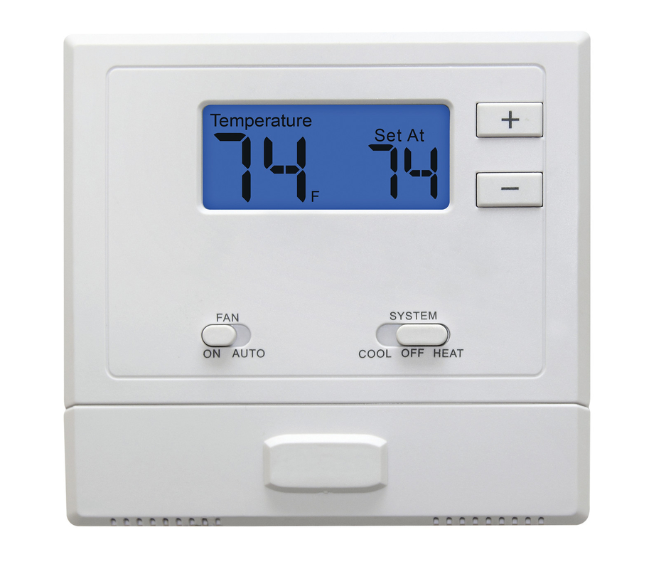 1 Heat 1 Cool Digital Room Thermostat Air Conditioner Singel Stage