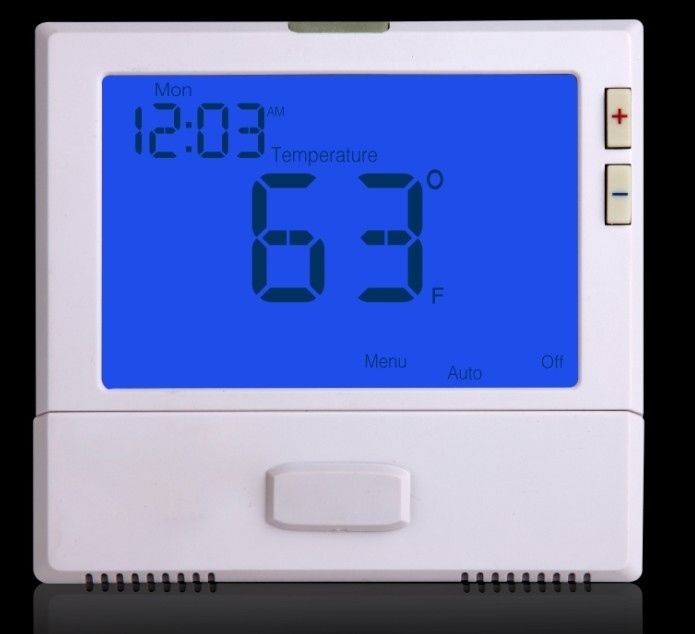 Battery Powered Programmable Thermostat , Programmable Electric Thermostat