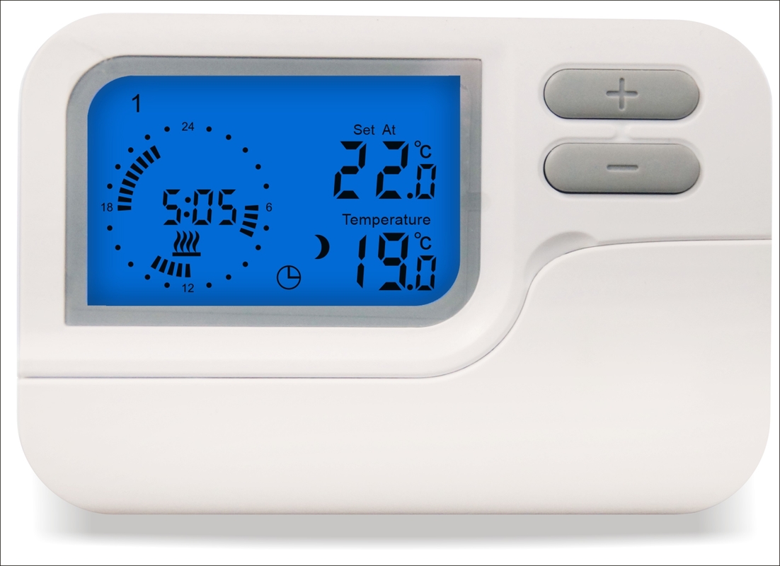 Programmable HVAC Thermostat Heating And Cooling With LCD Display