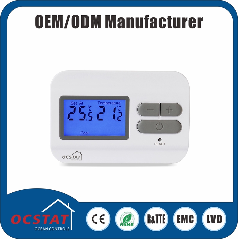 OMRON Relay Wired Programmable Thermostat / Electric Underfloor Heating Thermostat