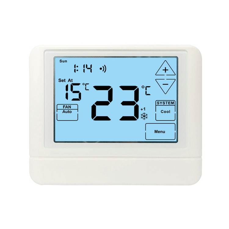 Wifi 24V Wireless Room Thermostat Weekly Programmable ABS Underfloor Heating System