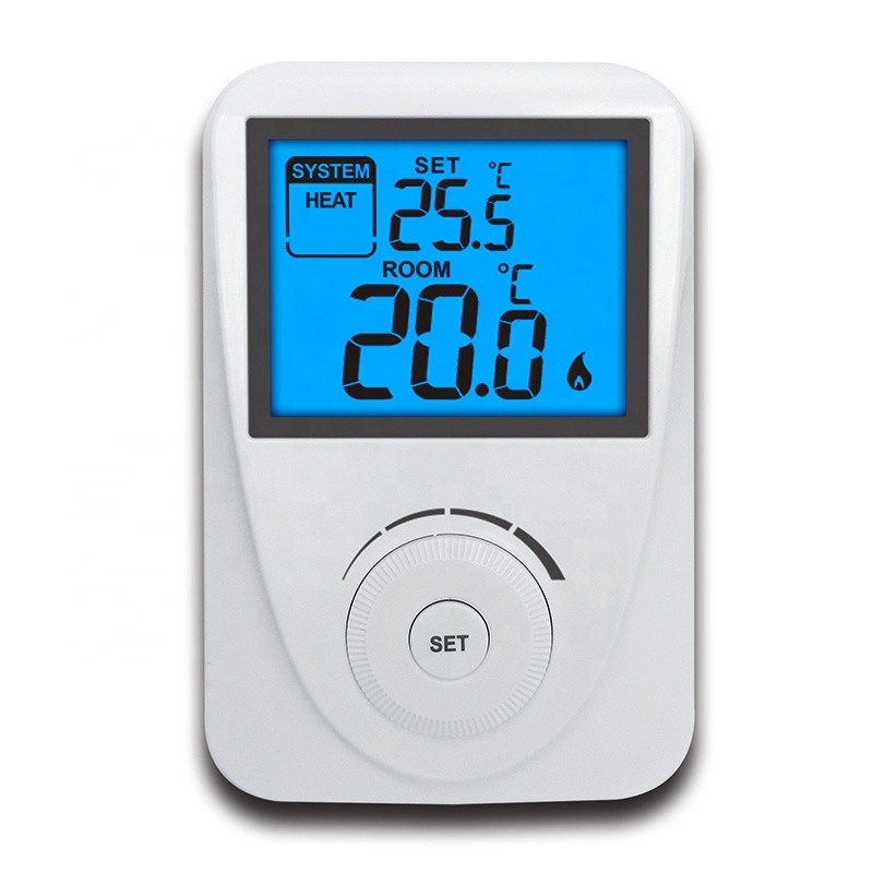Twist Switch Wired Room Thermostat Non - Programmable  Energy Saving LVD EMC