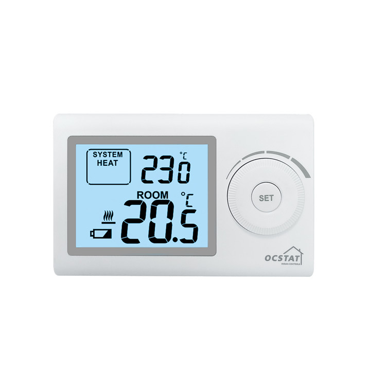 Riseem Digital Heating Battery Operated Room Thermostat With Temperature Control