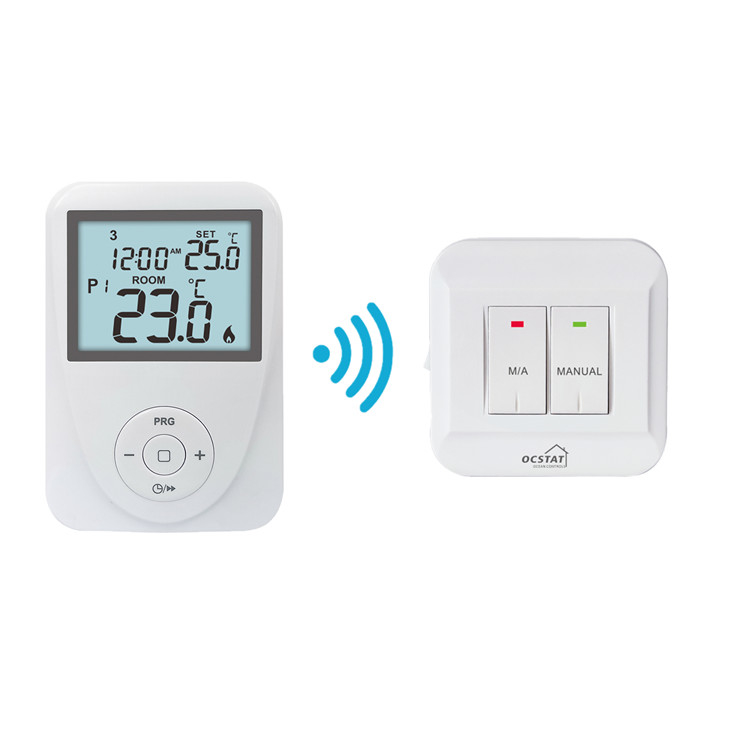 868 MHz Remote Control Programmable Room Thermostat For Temperature Control