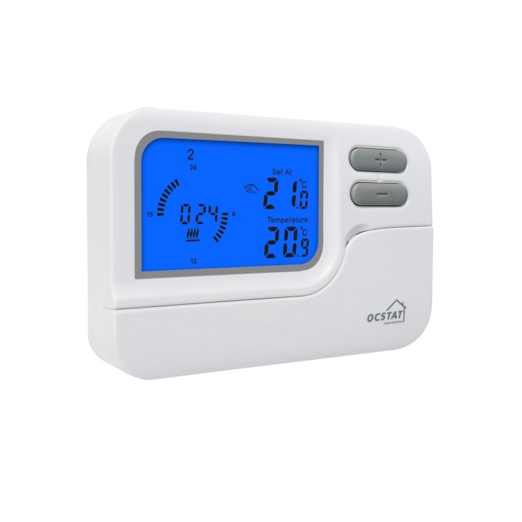 LCD Energy Saving EasyOperated Programmable Room Thermostat for