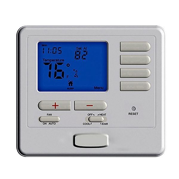 Nonprogrammable Heat Pump Thermostat With Flame Retardance ABS