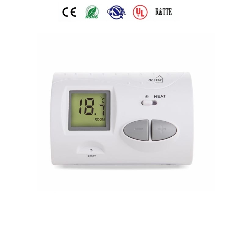 Riseem Temperature Control Heating Non Programmable Thermostat With ON / OFF Switch Only