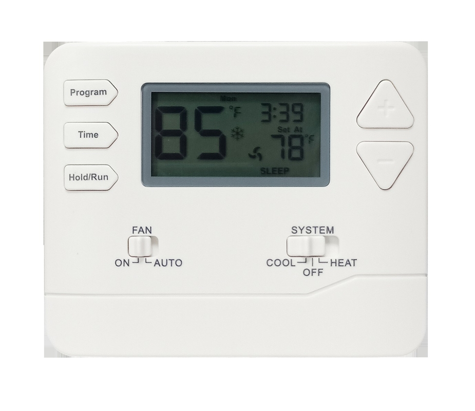 Underfloor Water Heating 7 Day Programmable Thermostat Battery Or 24V Voltage For Hotels