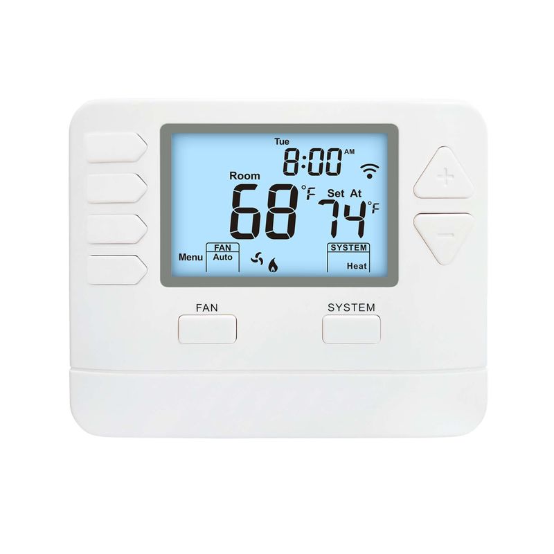 ±1C Accuracy Non-Programmable ABS Digital Room Thermostat with Programmability and ABS Material