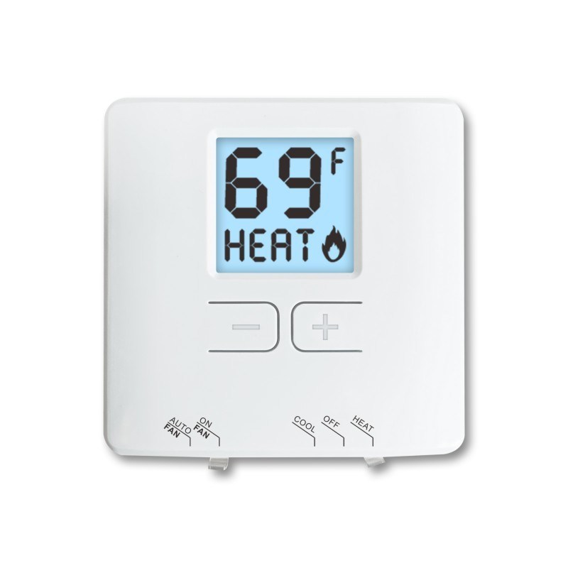 Riseem Customizable Settings Personalized Comfort Electronic Room Simple Thermostats Physical Dimensions 3.78" W X 3.93" H X 0.98" D