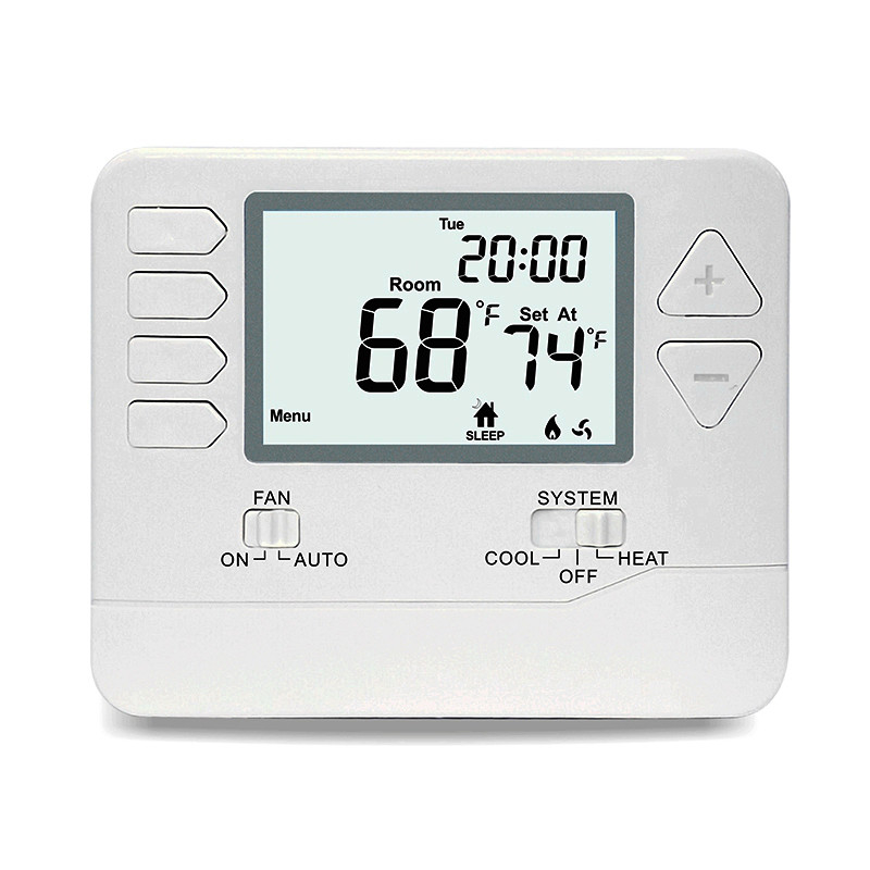 Digital Home 7 Day Programmable Thermostat With Large LCD Screen Battery Operated