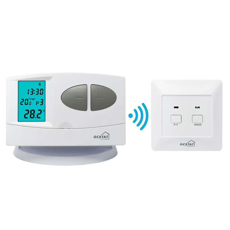 2 Heat 2 Cool 7 Day Programmable Thermostat  / Water Heating RF Room Thermostat
