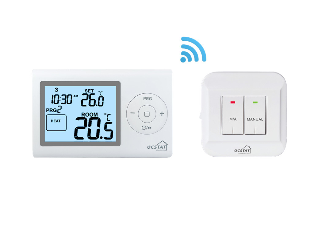 Riseem  Comfortable Room Temperature Programmable Home Thermostat Control Heating Or Cooling Devices