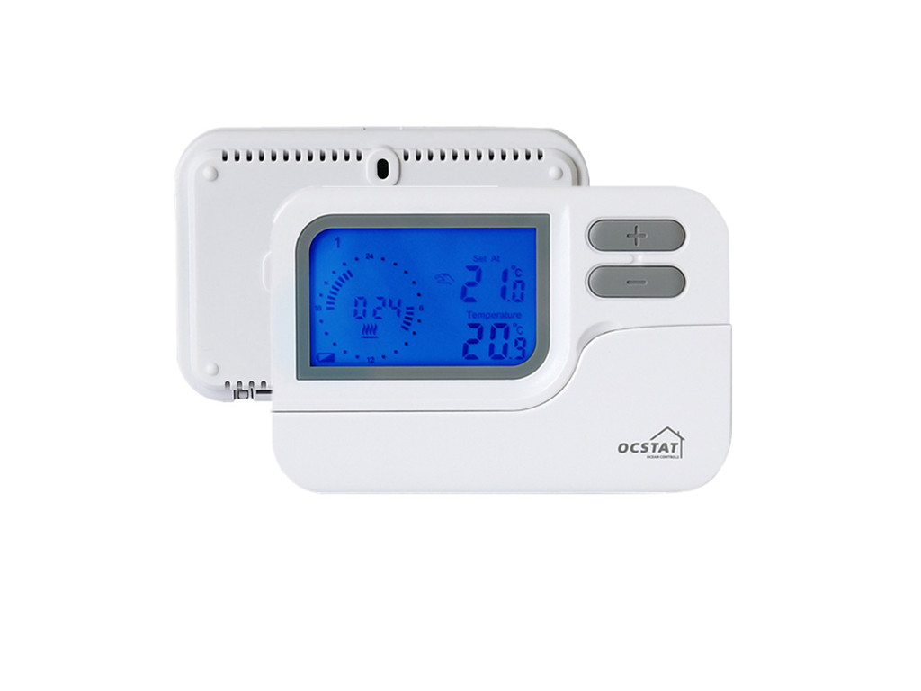 House Underfloor Heating Room Thermostat / Wireless  RF Programmable LED Room Temperature Thermostat