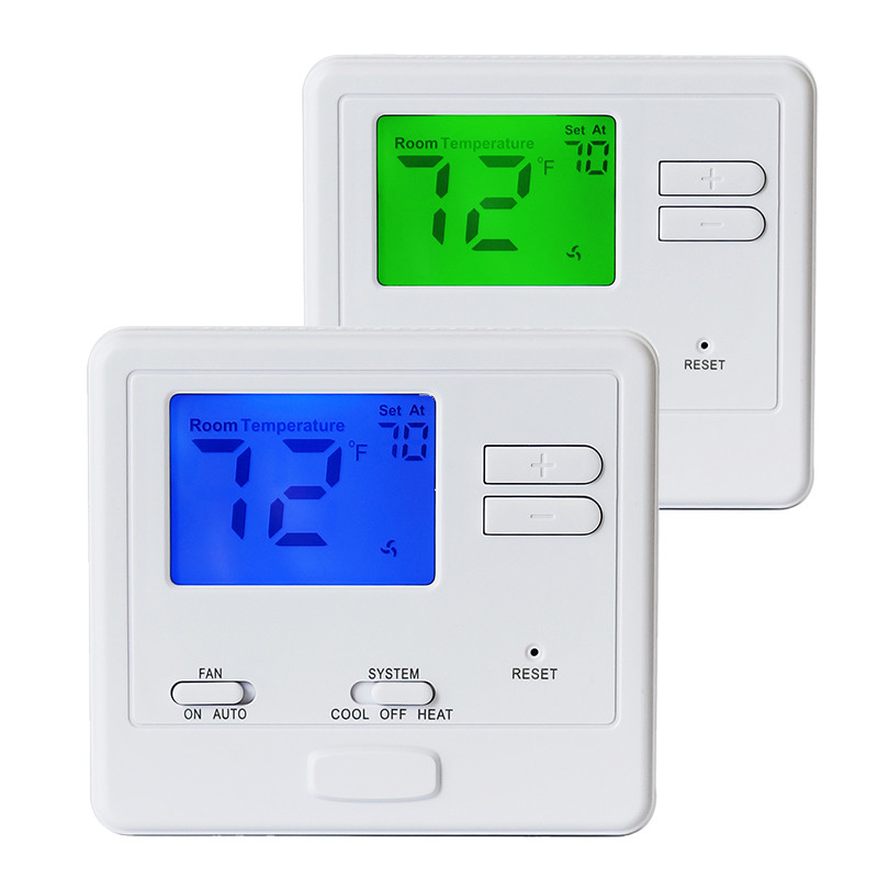 Non-programmable Central Air Conditioning LCD Thermostat For Temperature Control