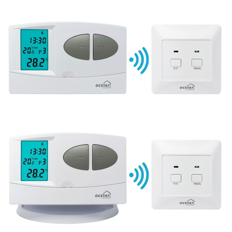 Weekly Programmable Electric Heating  Thermostat With LCD Screen Display