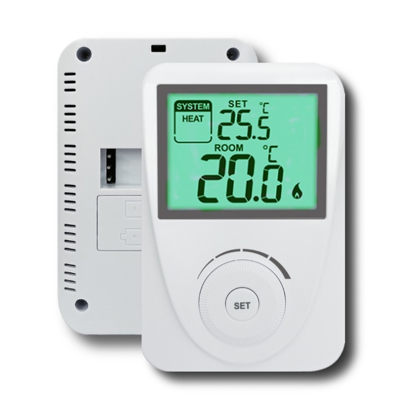 Anti - Flammable ABS Non - Programmable Heating Thermostat For Boiler