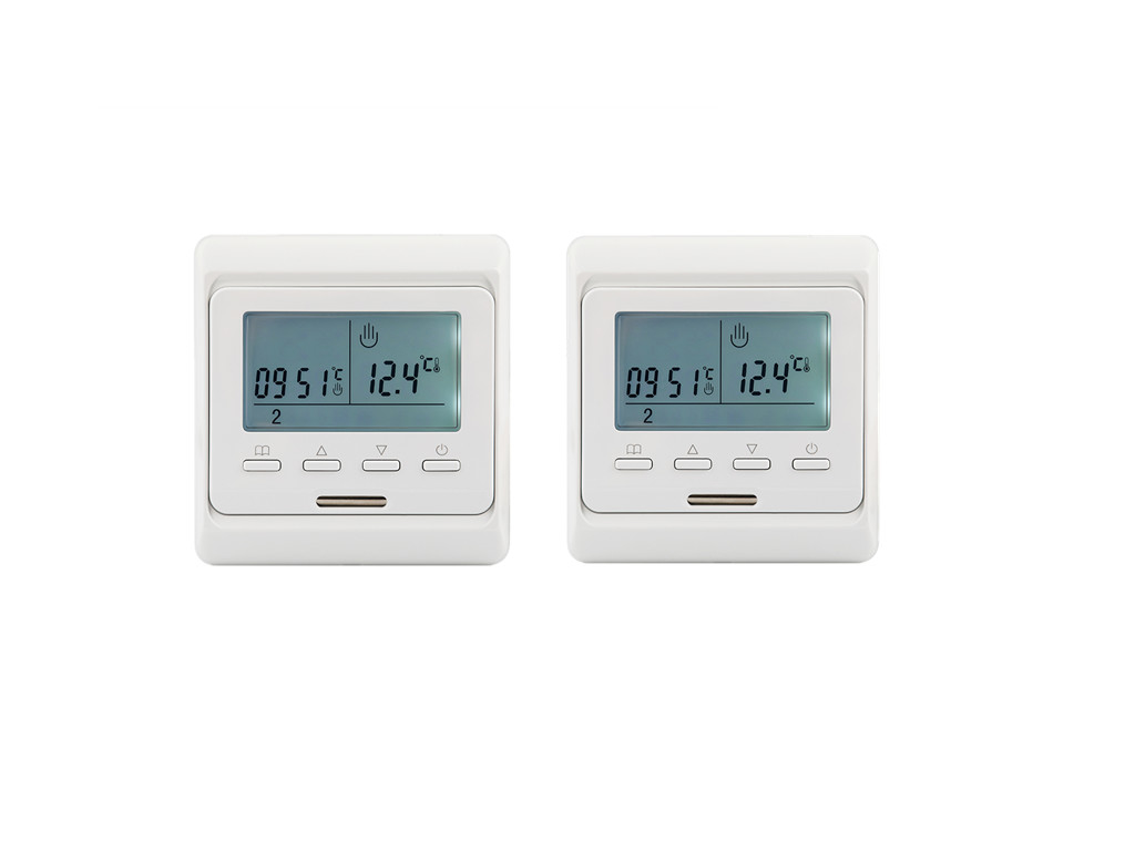 NTC Sensor Underfloor Heating Programmable Thermostat 16A Digital Display