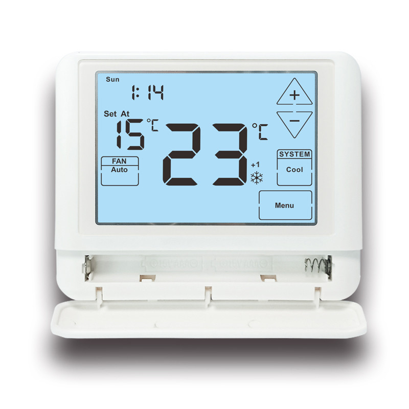 Programmable Touch Screen Smart Home Thermostat 24V 1 Heat 1 Cool 7 Days