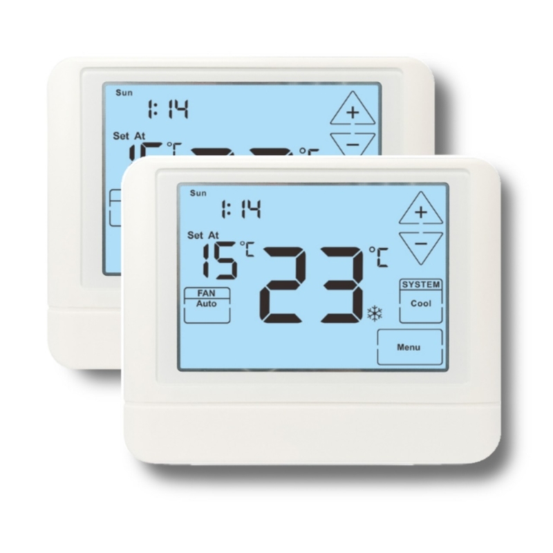 Weekly Programmable HVAC Thermostat Touch Button / Digital Room Thermostat
