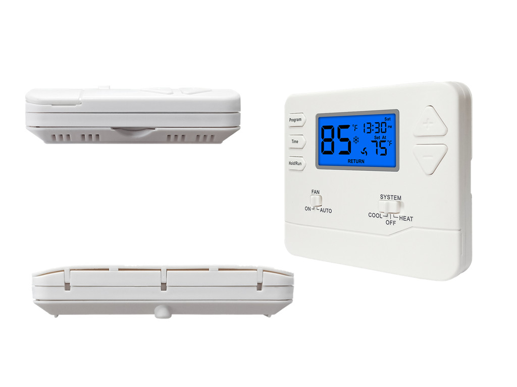 Temperature Control Electric Heat Programmable Thermostat With LCD Screen