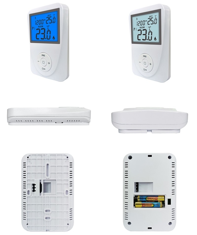 ABS Digital Thermostat For Electric Heat , 7 Day Programmable Room Thermostat