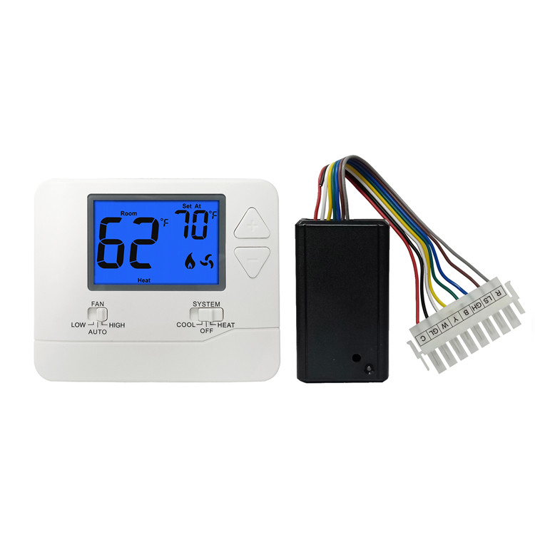 Fireproof ABS Digital Room Thermostat For PTAC System