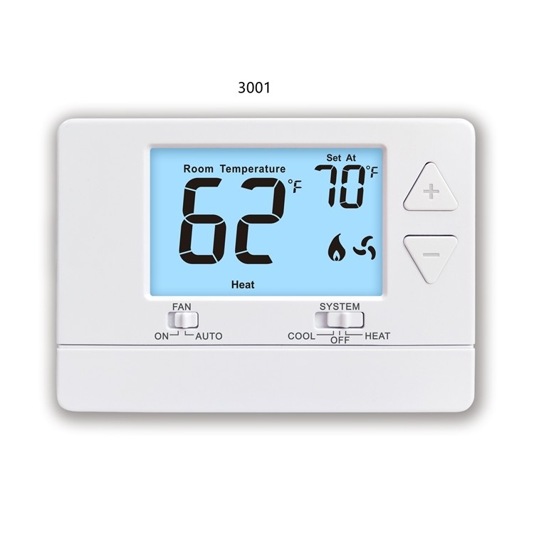 Non Programmable 24V Electronic Room Thermostat With NTC Sensor