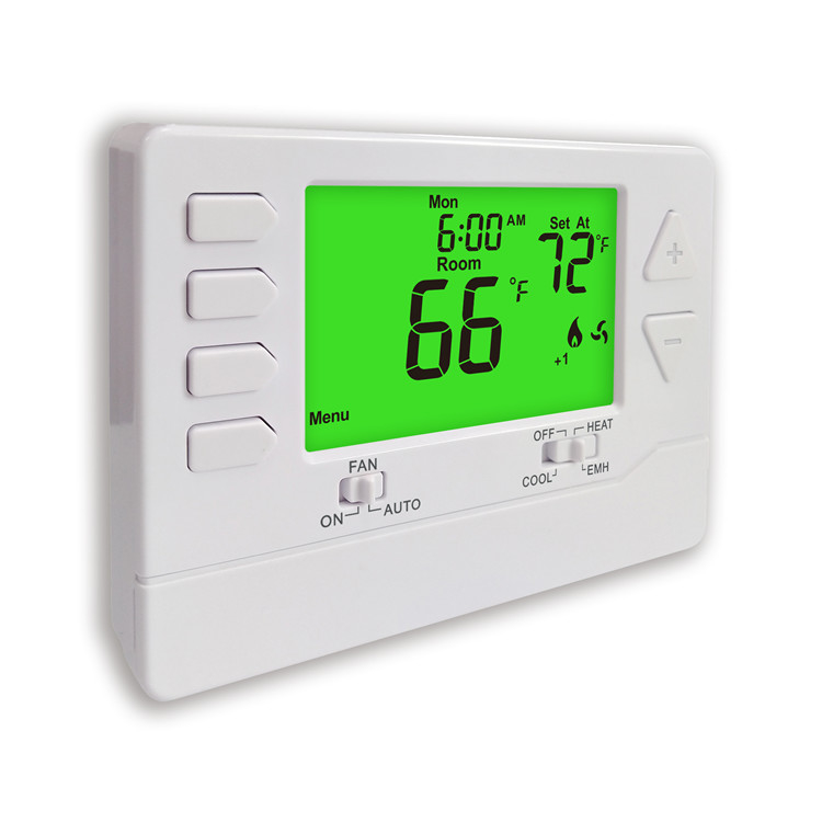 5 / 1 / 1 Programmable Heating Cooling HVAC Thermostat For Home